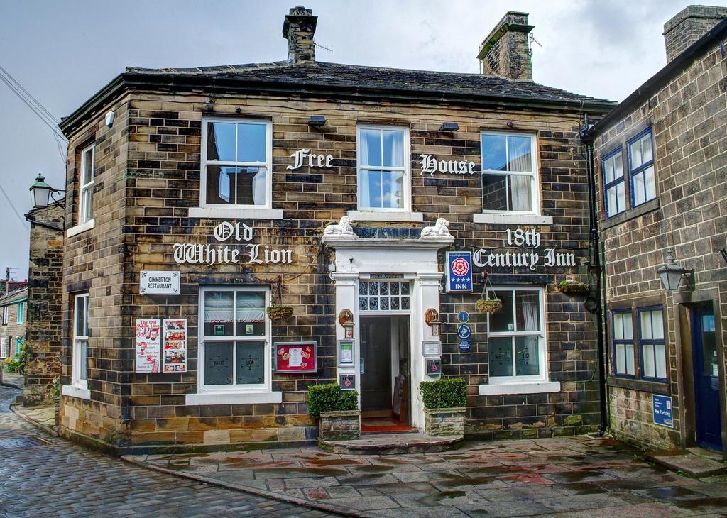 The Old White Lion Hotel Haworth Exterior foto